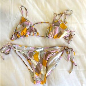 Emilio Pucci Geometric Bikini